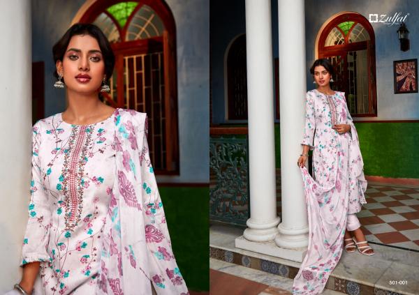 Zulfat Dilreet Exclusive Cotton Dress Material Collection